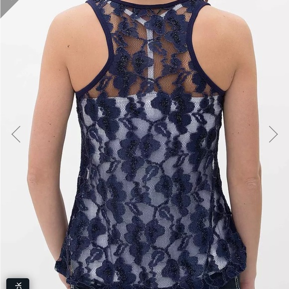 BKE BOUTIQUE BLUE TANK TOP SIZE M GREAT CONDITION ✨ - Picture 2 of 8